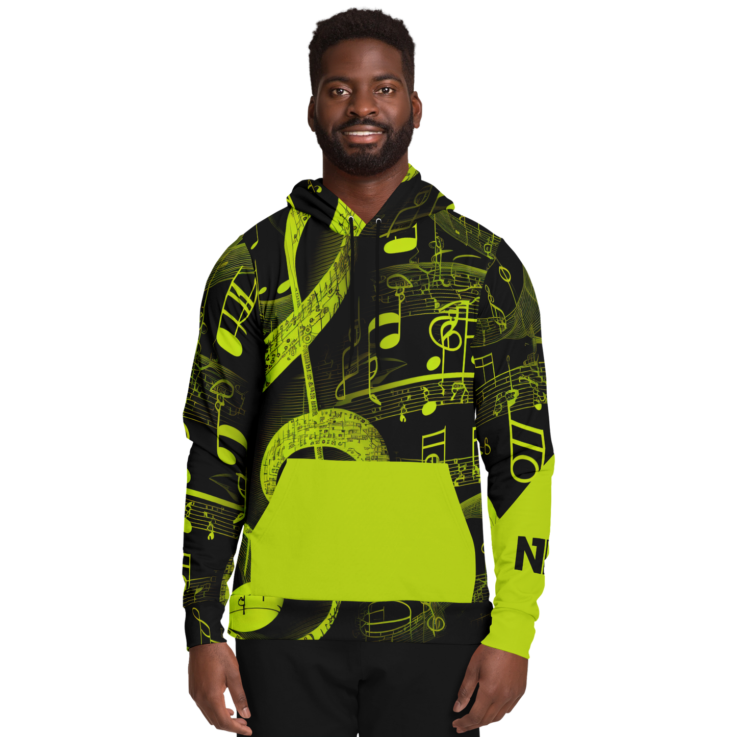 Athletic Hoodie - AOP 006 Green