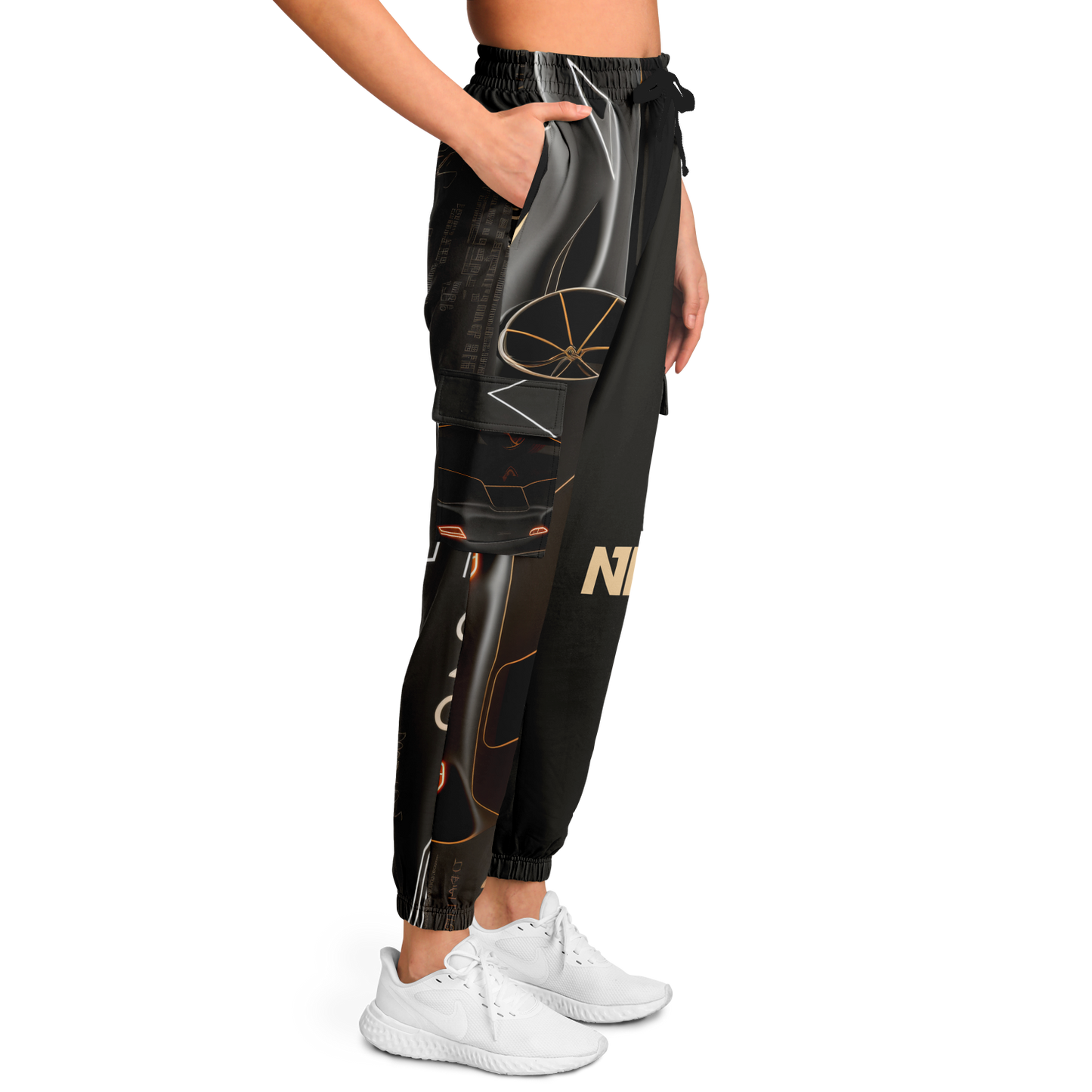 Athletic Cargo Sweatpants - AOP 001