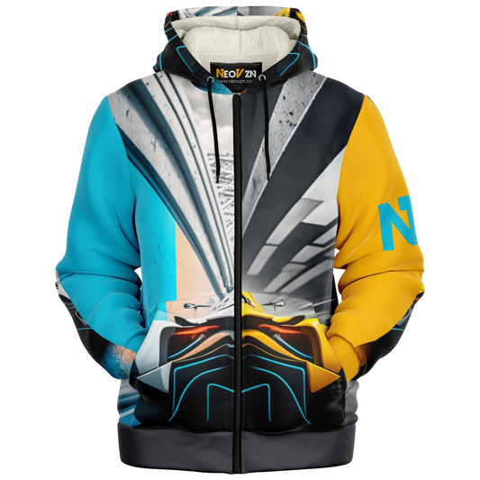 Microfleece Ziphoodie - AOP 003