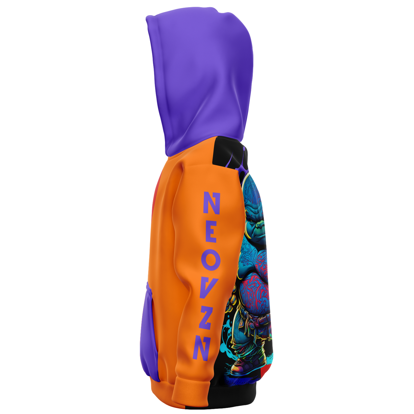 Athletic Kids Hoodie - AOP 009