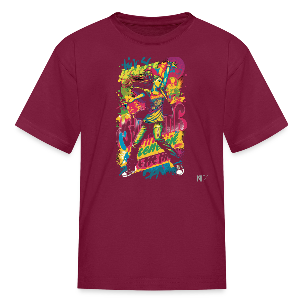 Kids' T-Shirt - burgundy
