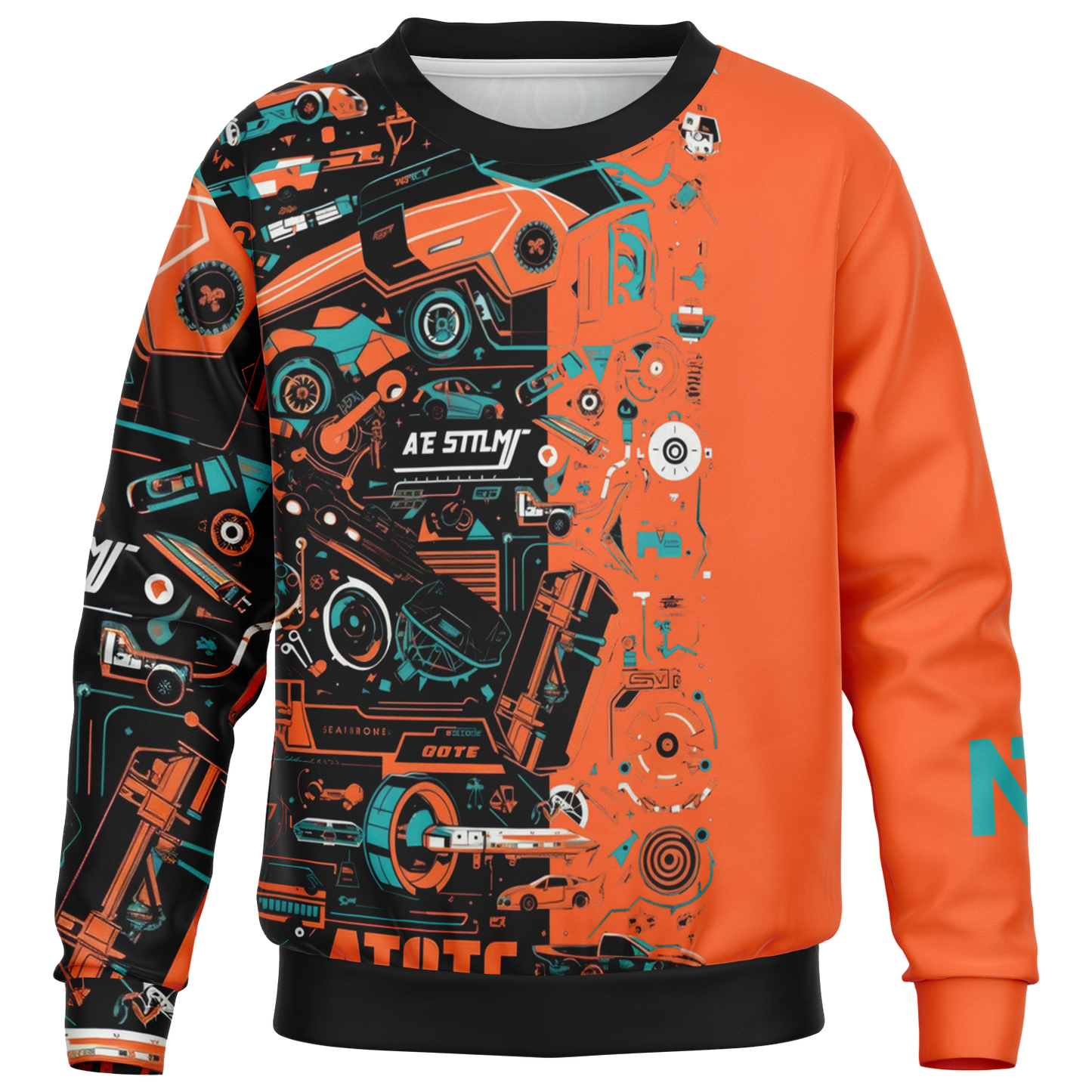 Athletic Kids/Youth Sweatshirt – AOP 008