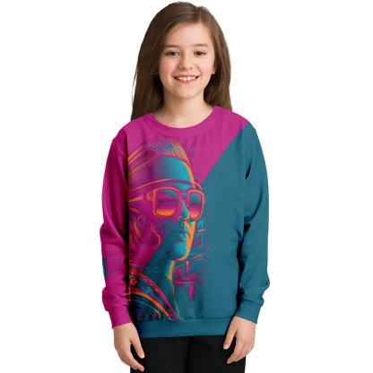 Athletic Kids/Youth Sweatshirt – AOP 012