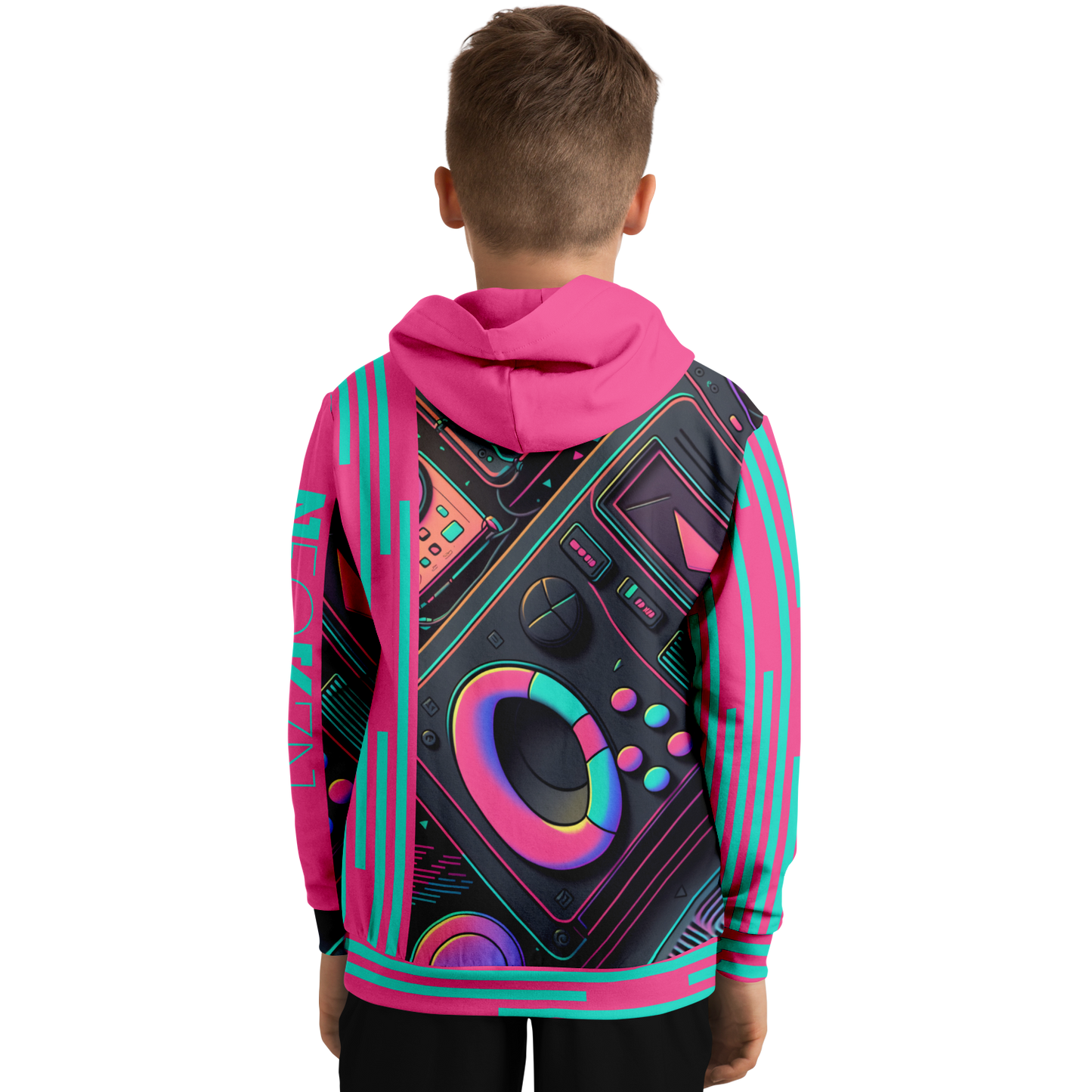 Athletic Kids Hoodie - AOP 011