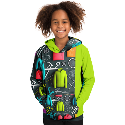 Athletic Kids Hoodie - AOP 001