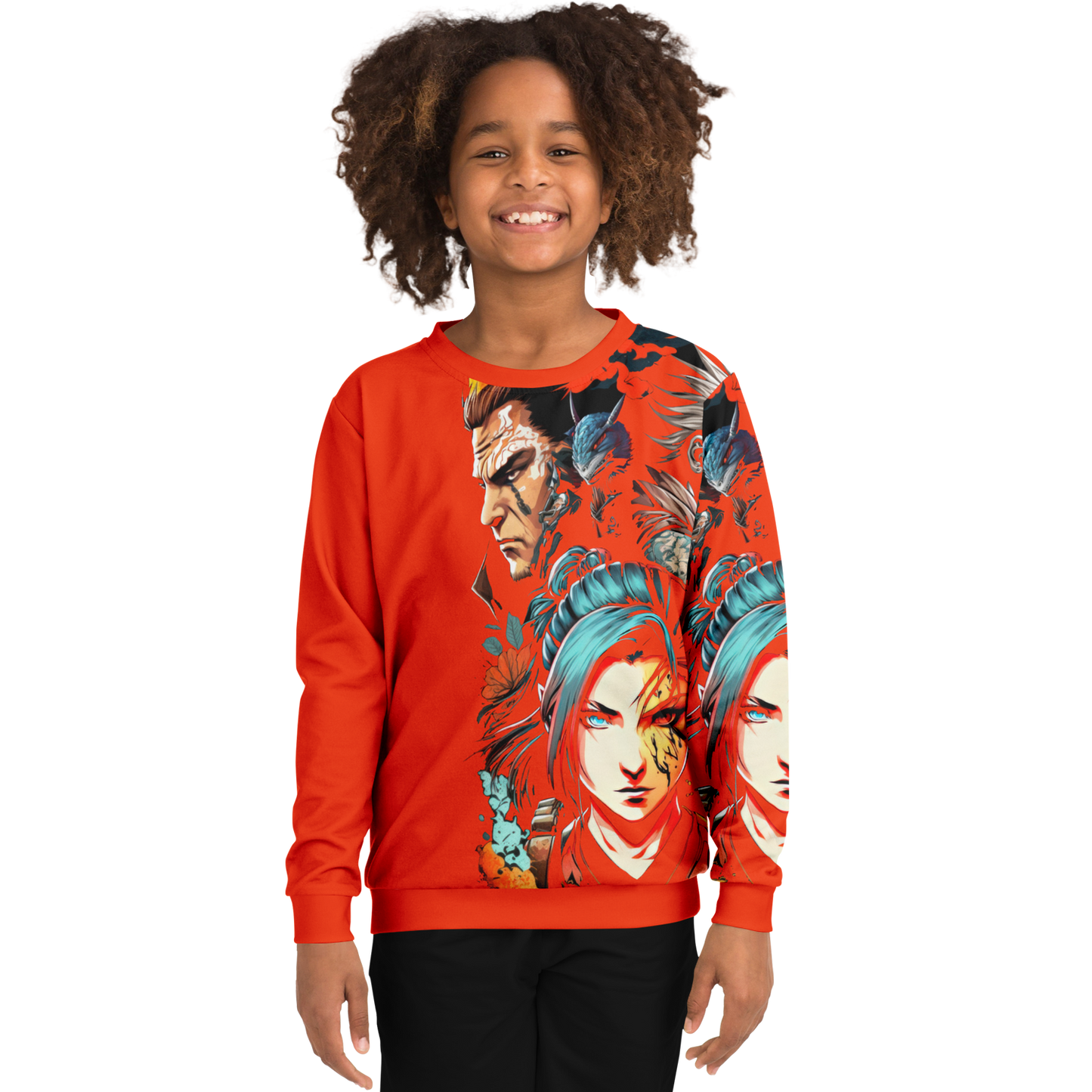 Athletic Kids/Youth Sweatshirt – AOP 009