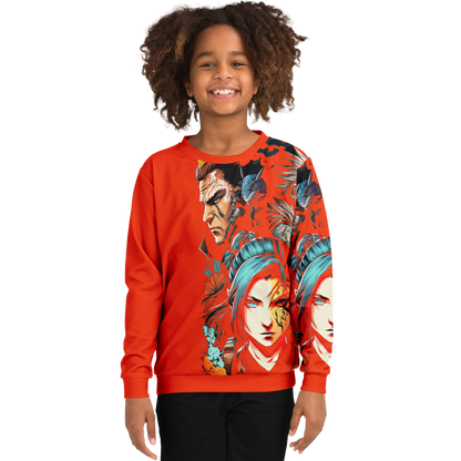 Athletic Kids/Youth Sweatshirt – AOP 009