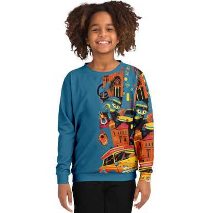 Athletic Kids/Youth Sweatshirt – AOP 004