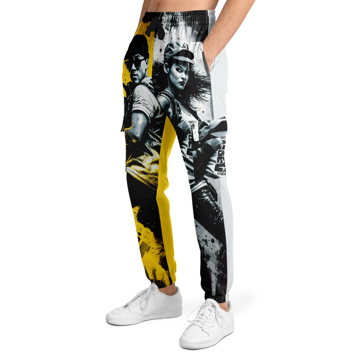 Athletic Cargo Sweatpants - AOP 005