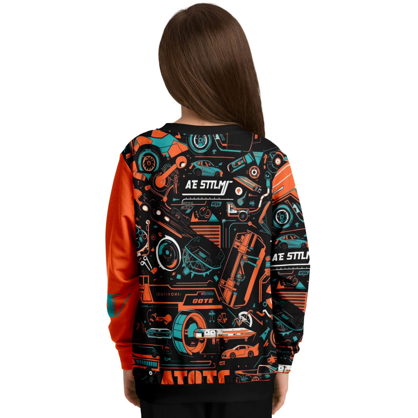 Athletic Kids/Youth Sweatshirt – AOP 008