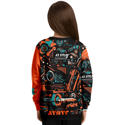 Athletic Kids/Youth Sweatshirt – AOP 008