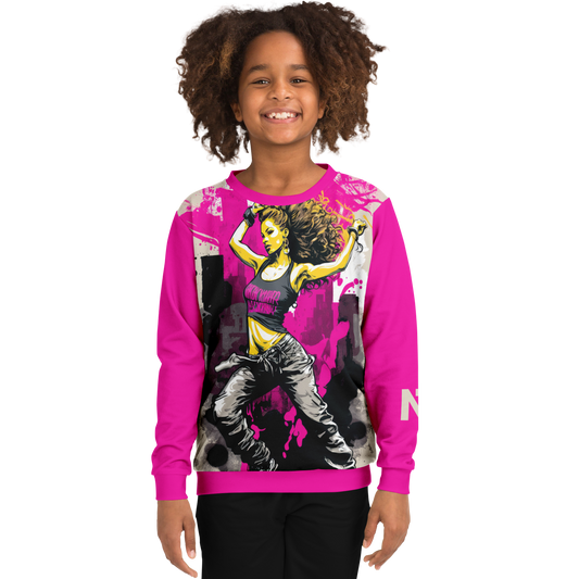 Athletic Kids/Youth Sweatshirt – AOP 003