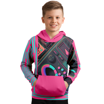 Athletic Kids Hoodie - AOP 011