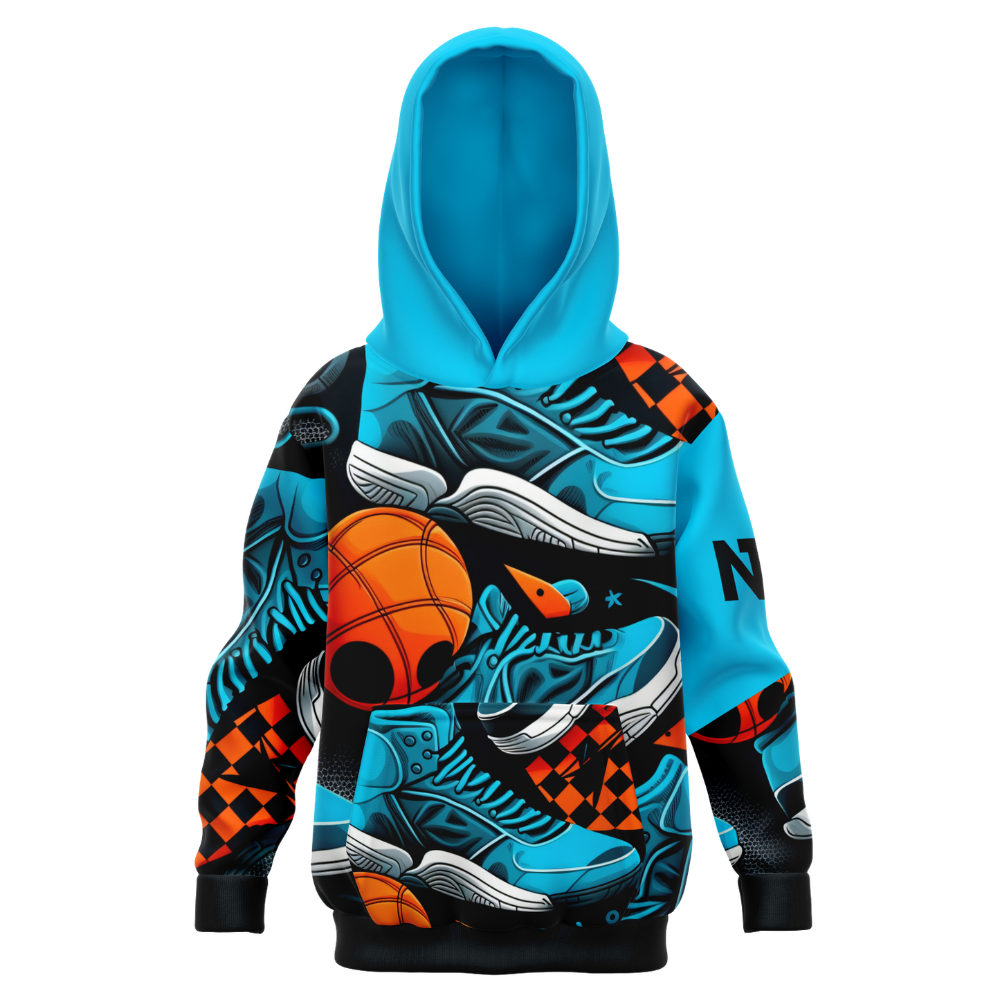 Athletic Kids Hoodie - AOP 004