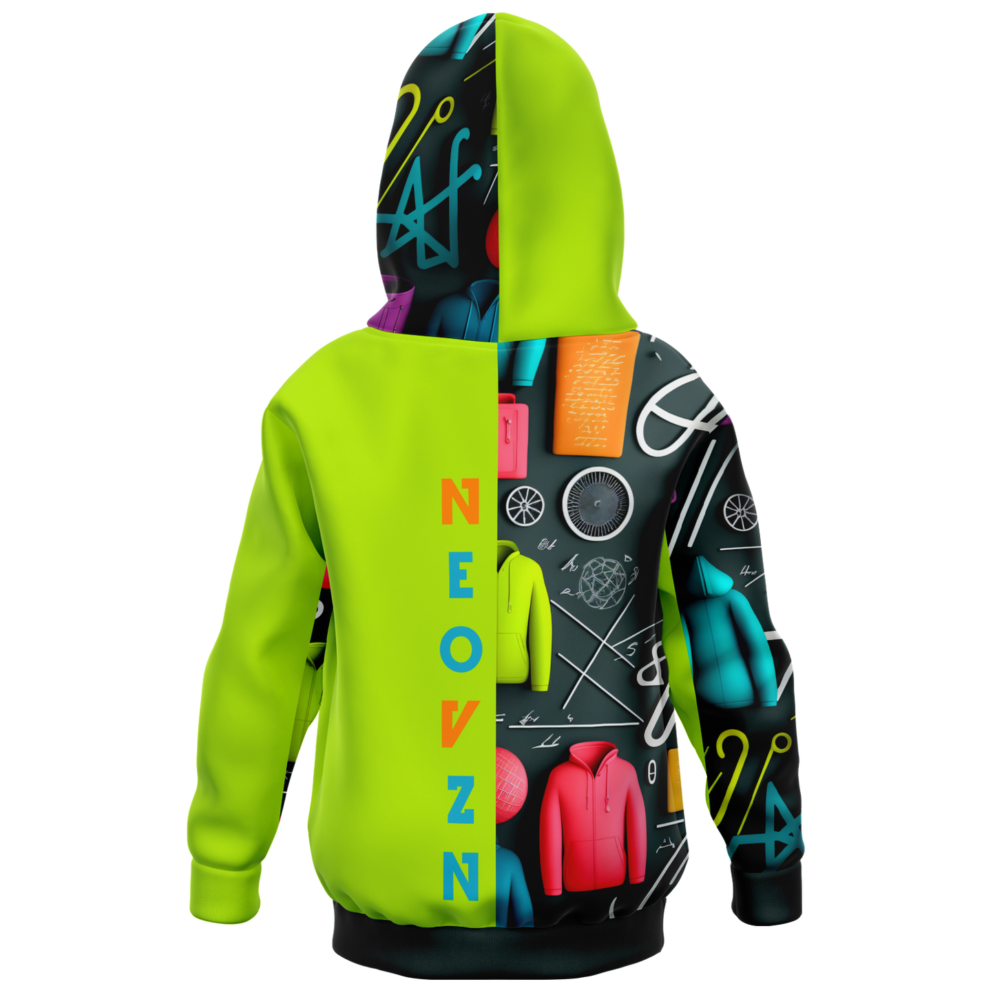 Athletic Kids Hoodie - AOP 001