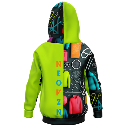 Athletic Kids Hoodie - AOP 001