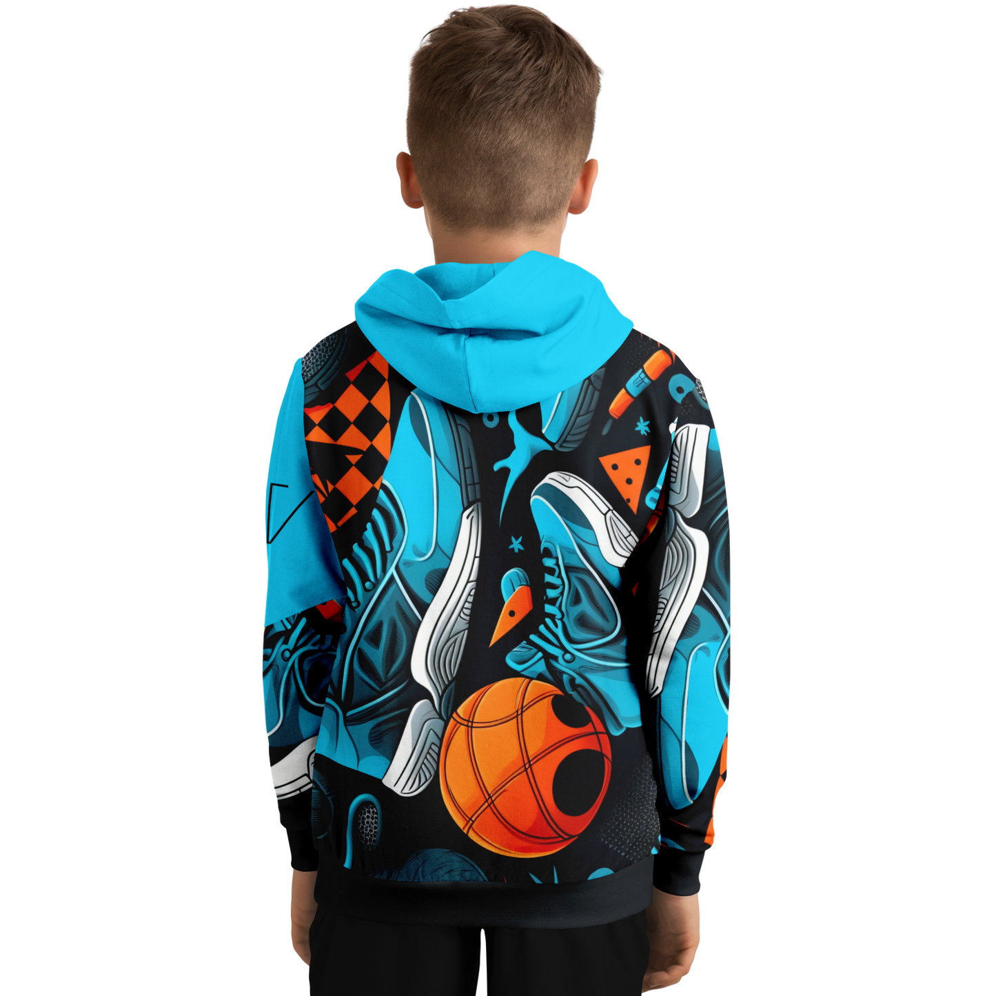 Athletic Kids Hoodie - AOP 004