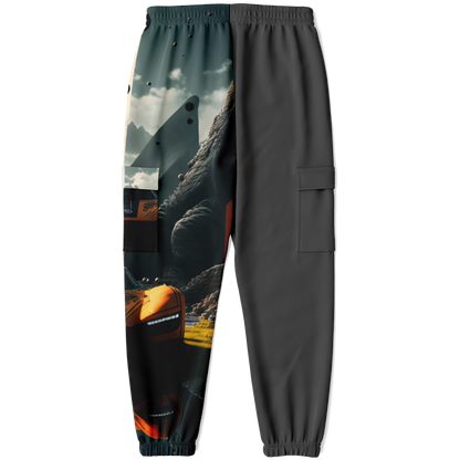Athletic Cargo Sweatpants - AOP 004