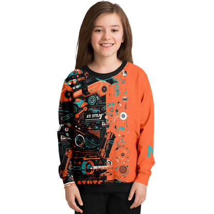 Athletic Kids/Youth Sweatshirt – AOP 008