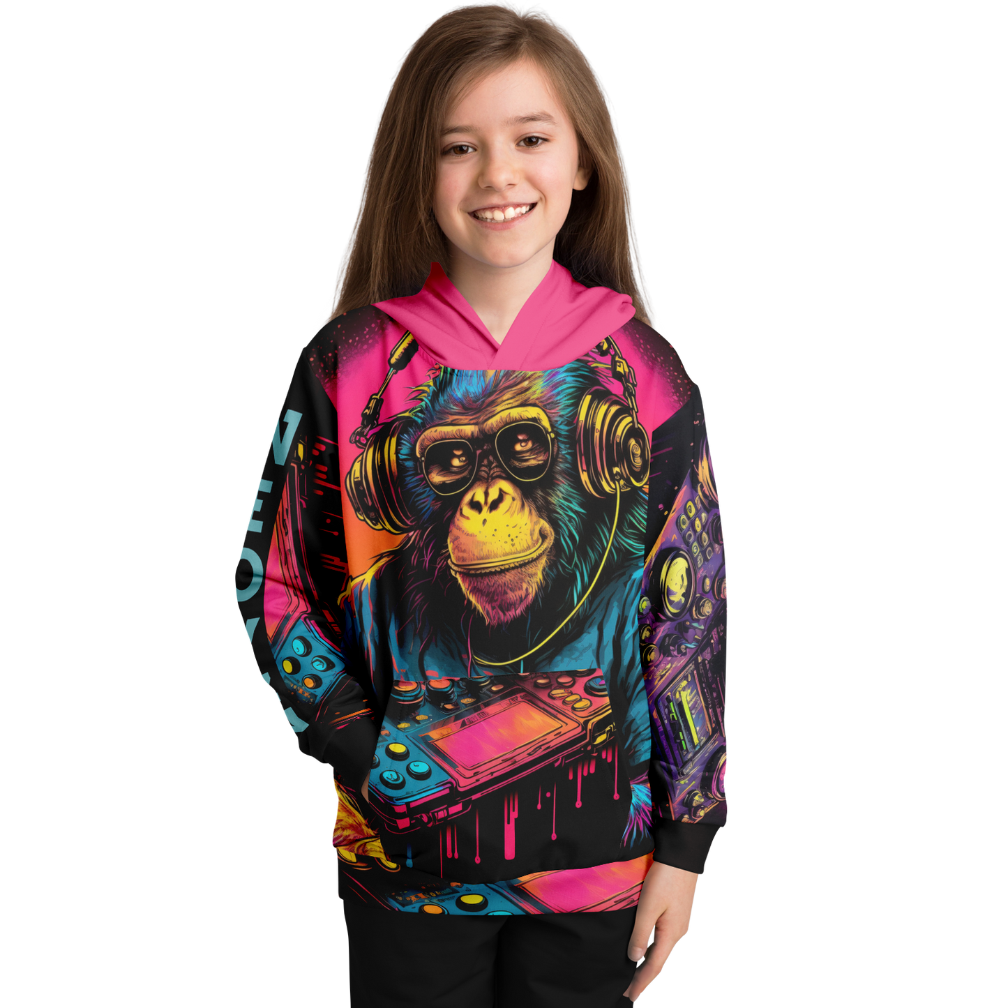 Athletic Kids Hoodie - AOP 007