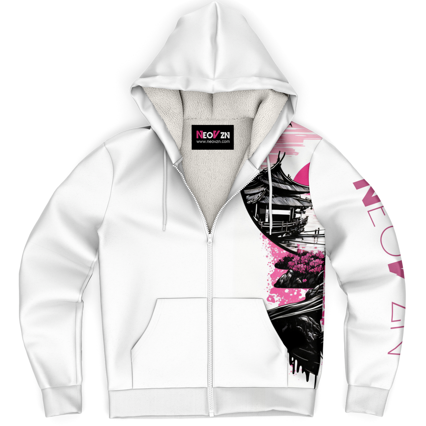 Microfleece Ziphoodie - AOP 007