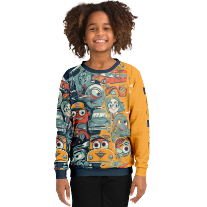 Athletic Kids/Youth Sweatshirt – AOP 011