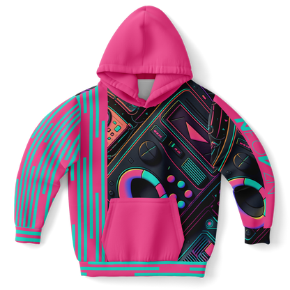 Sweat à capuche athlétique pour enfants - AOP 011