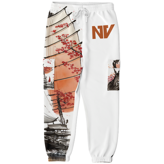Athletic Cargo Sweatpants - AOP 008