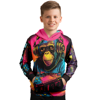 Athletic Kids Hoodie - AOP 007