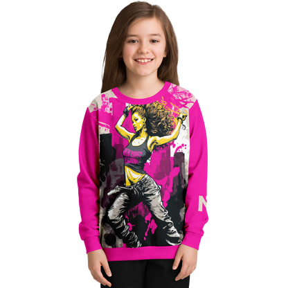 Athletic Kids/Youth Sweatshirt – AOP 003