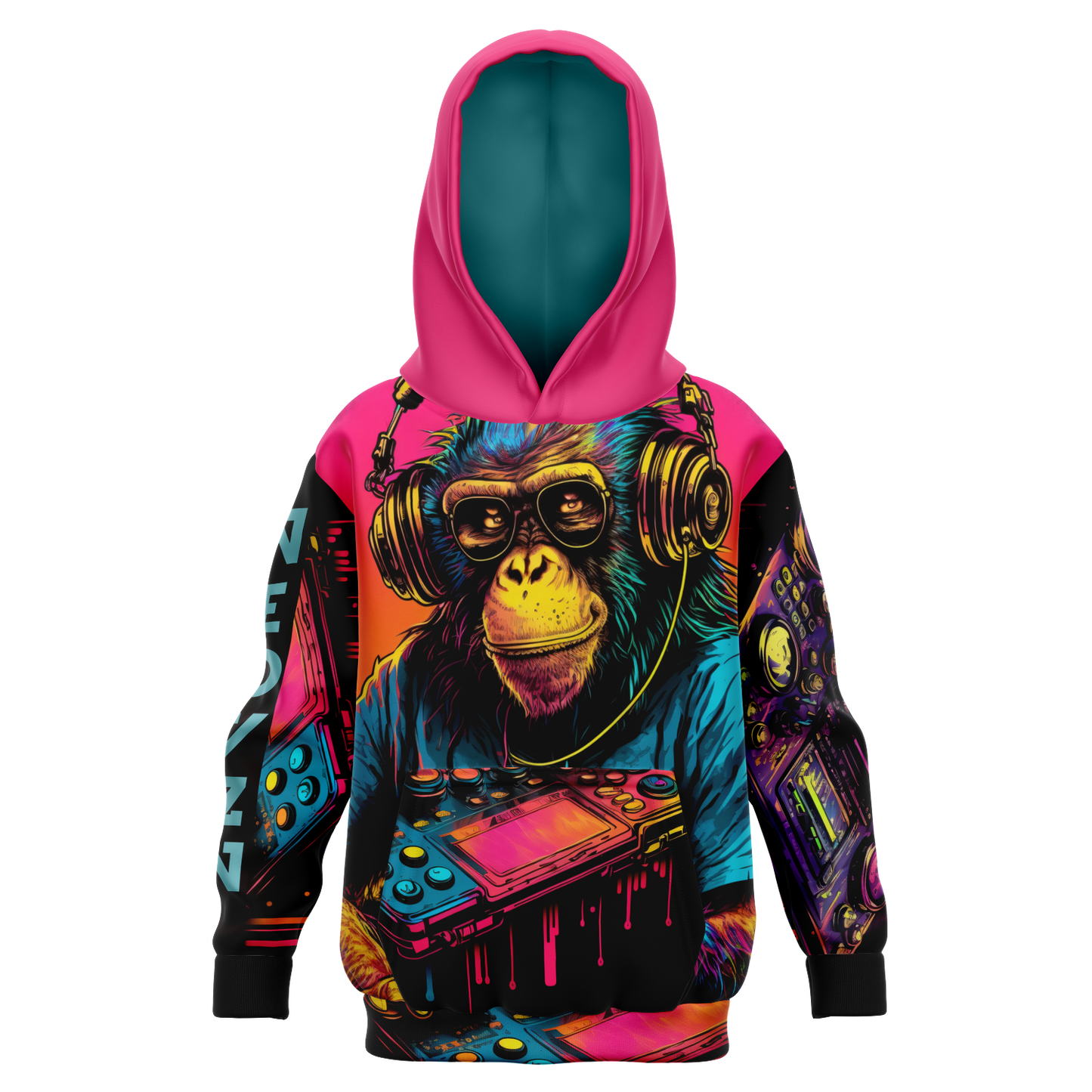 Athletic Kids Hoodie - AOP 007