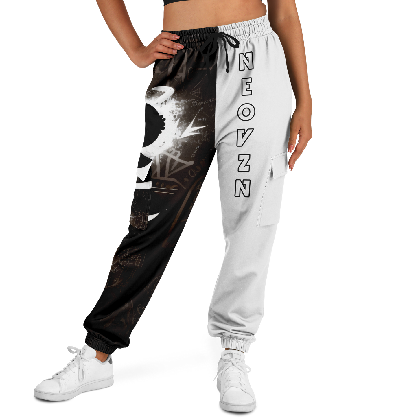 Athletic Cargo Sweatpants - AOP 002