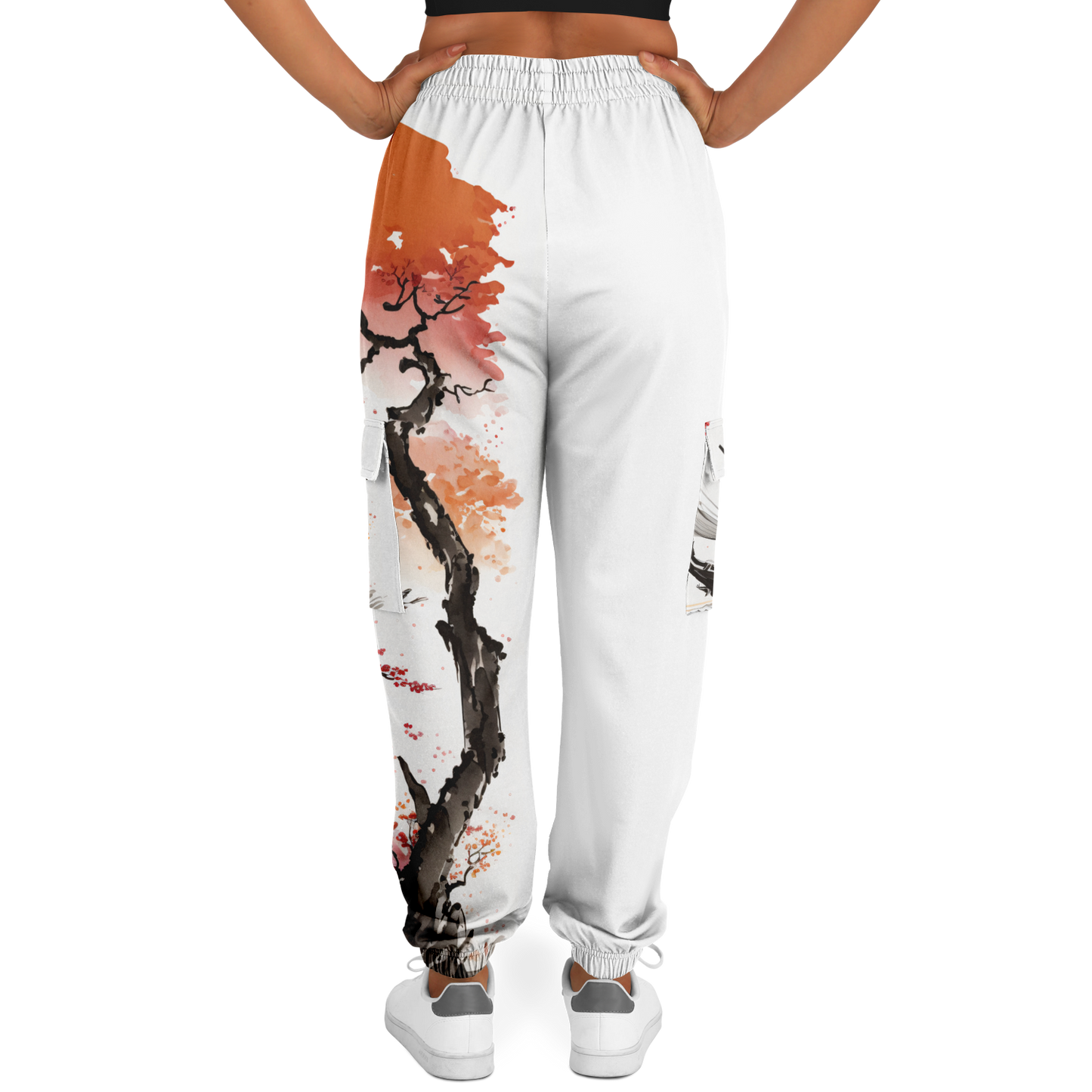 Athletic Cargo Sweatpants - AOP 008