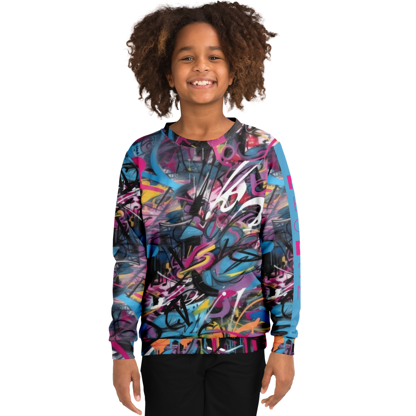 Athletic Kids/Youth Sweatshirt – AOP 007