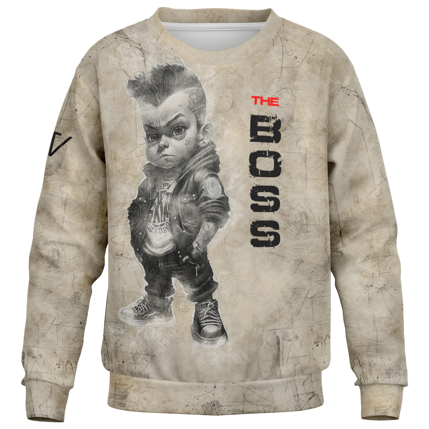 Athletic Kids/Youth Sweatshirt – AOP 013