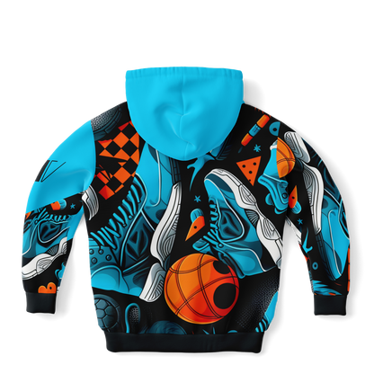 Athletic Kids Hoodie - AOP 004