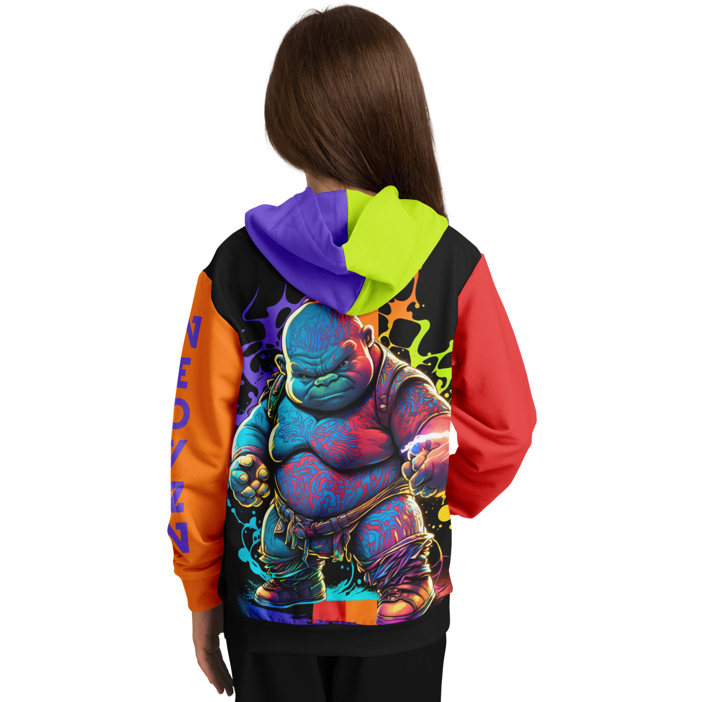 Athletic Kids Hoodie - AOP 009