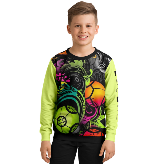 Athletic Kids/Youth Sweatshirt – AOP 001