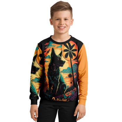 Athletic Kids/Youth Sweatshirt – AOP 002