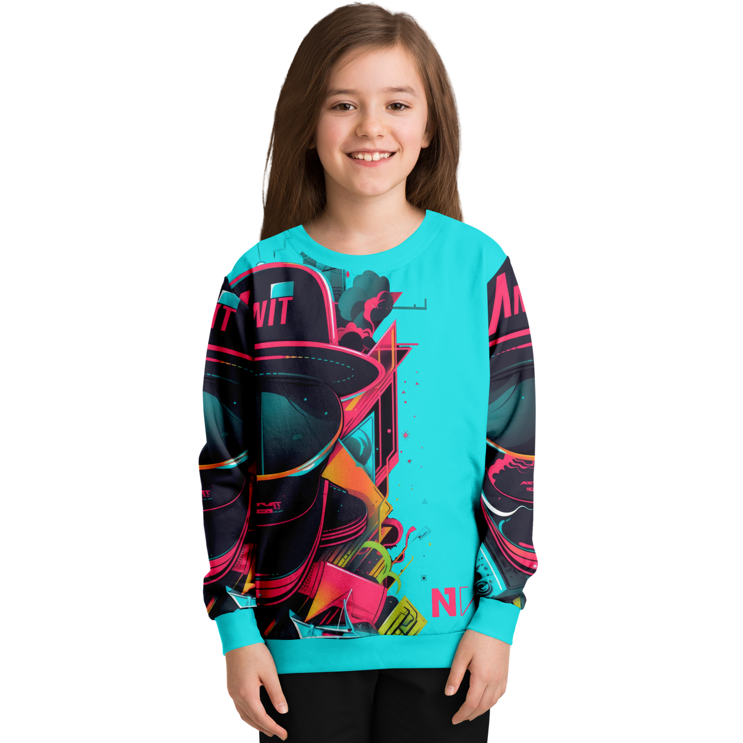 Athletic Kids/Youth Sweatshirt – AOP 006