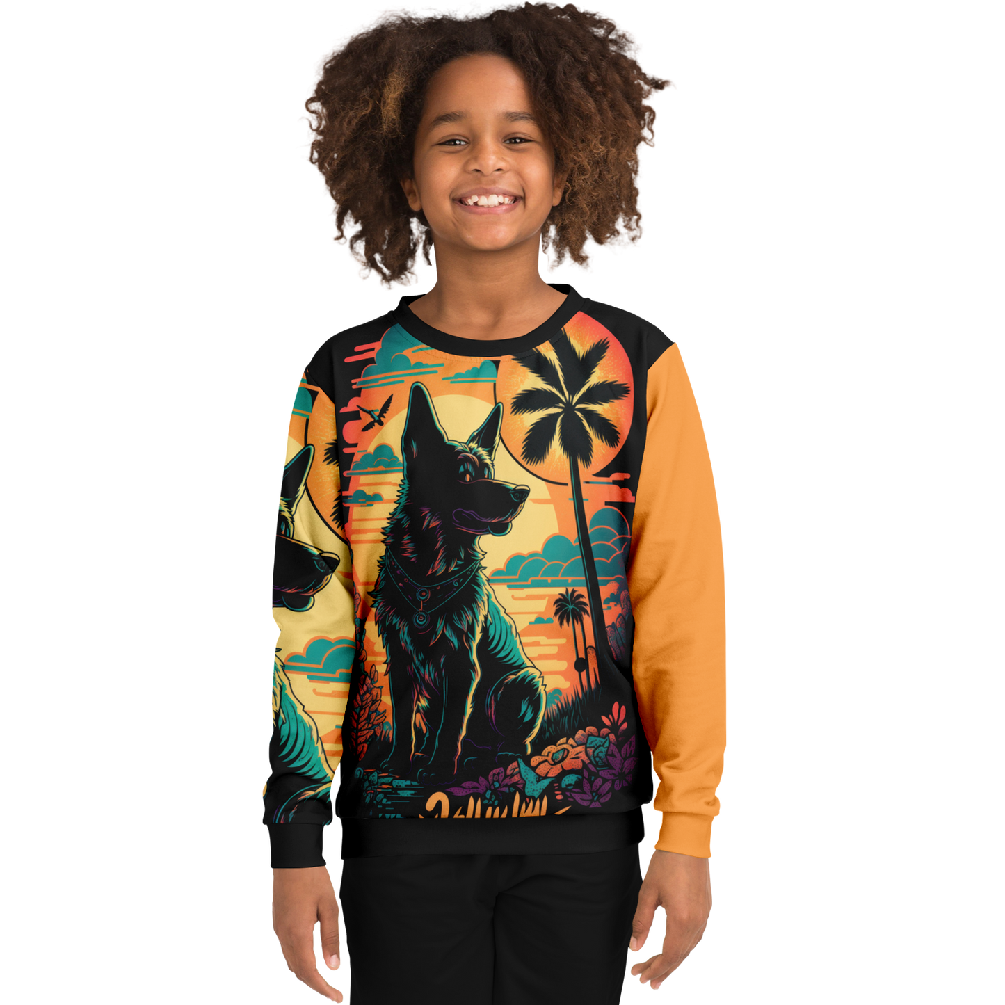 Athletic Kids/Youth Sweatshirt – AOP 002