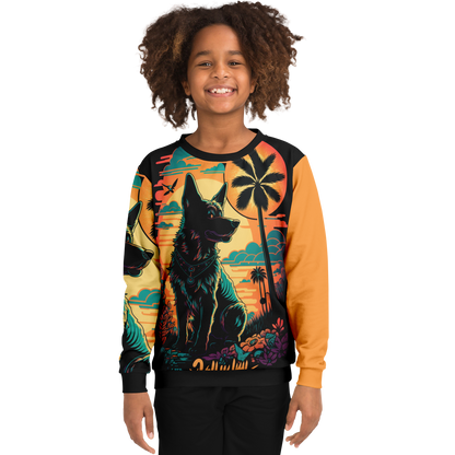 Athletic Kids/Youth Sweatshirt – AOP 002