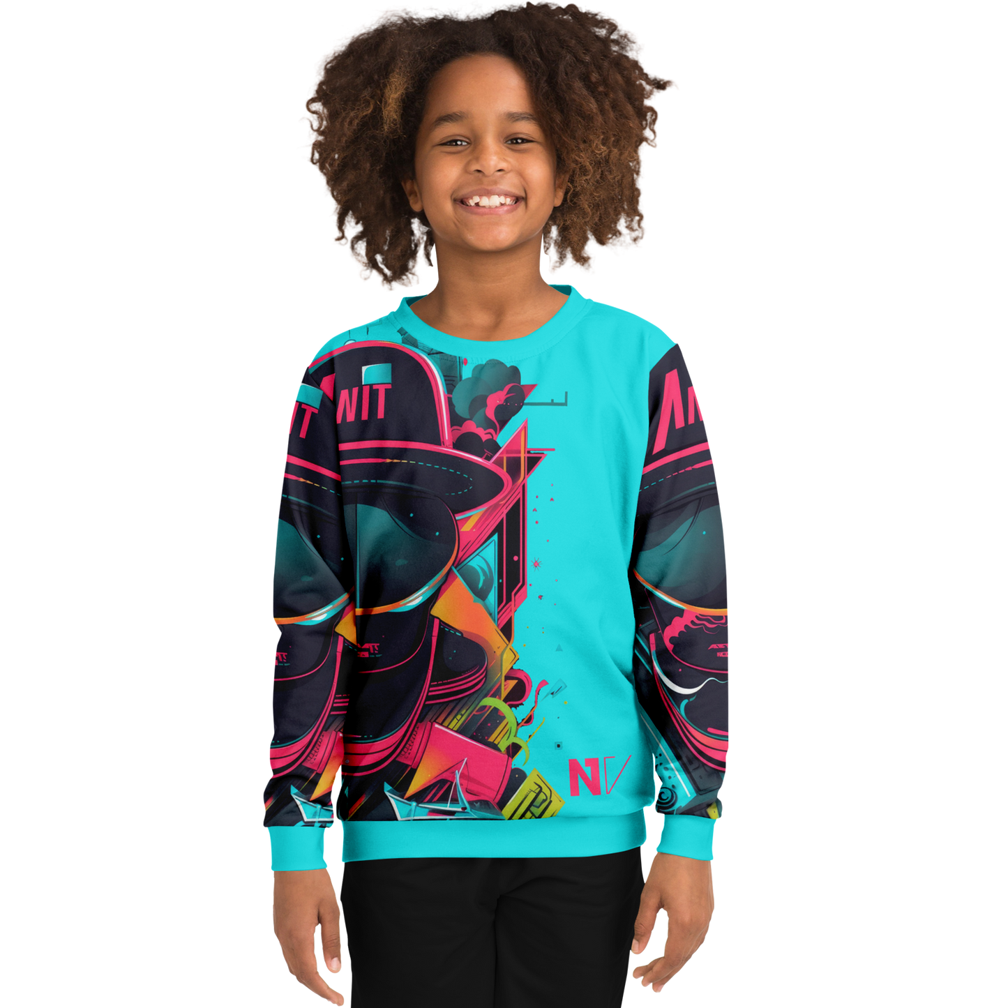 Athletic Kids/Youth Sweatshirt – AOP 006