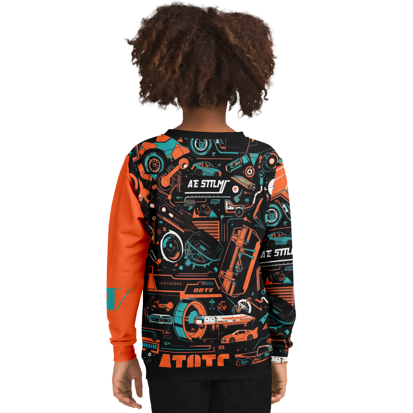 Athletic Kids/Youth Sweatshirt – AOP 008