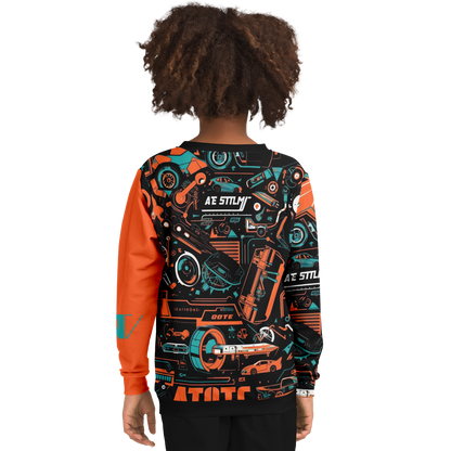 Athletic Kids/Youth Sweatshirt – AOP 008