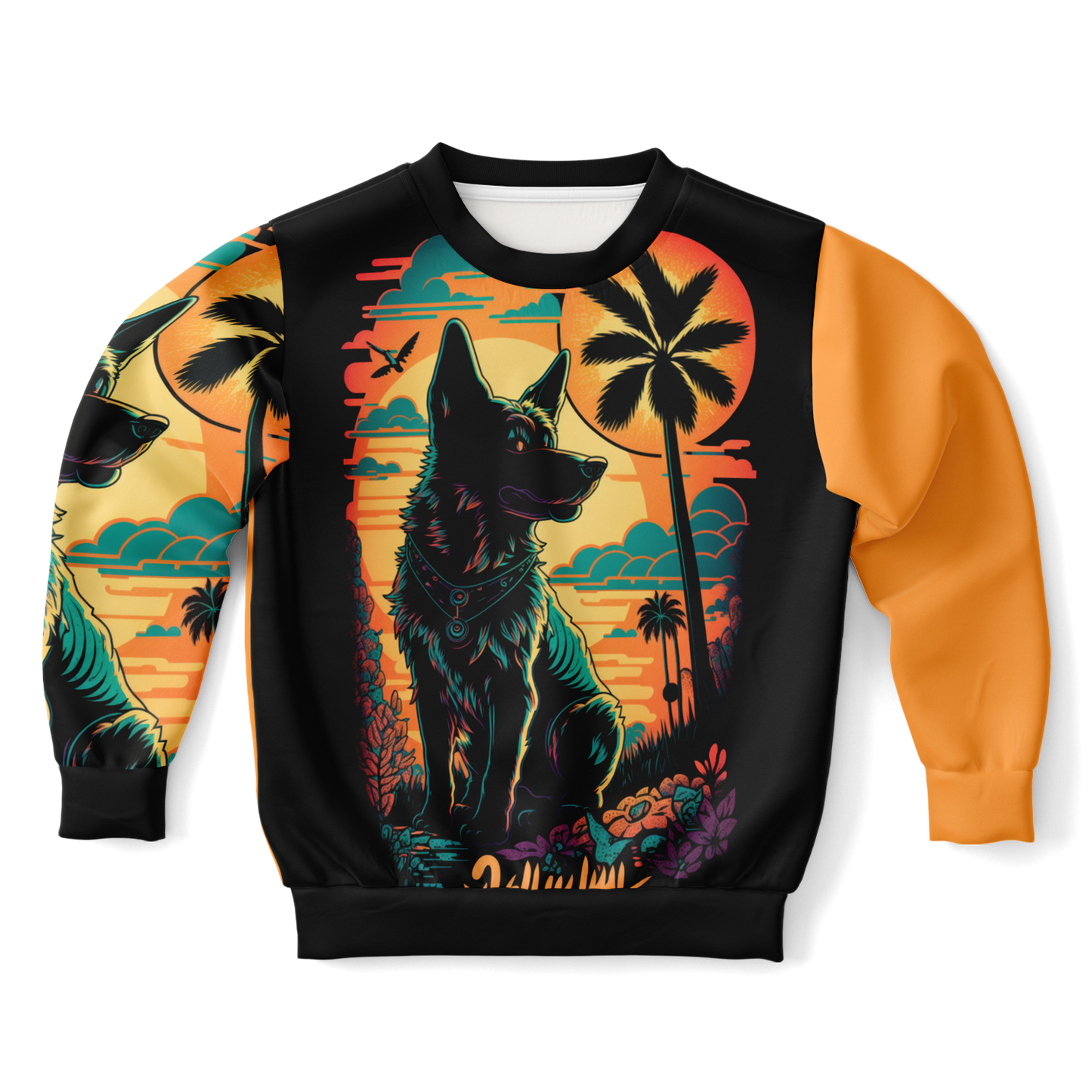 Athletic Kids/Youth Sweatshirt – AOP 002
