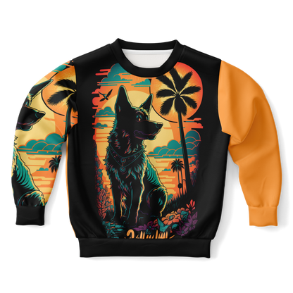 Athletic Kids/Youth Sweatshirt – AOP 002