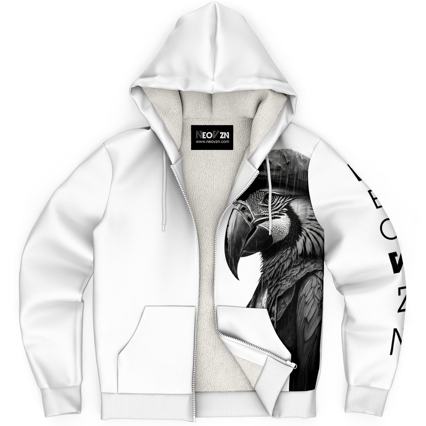 Microfleece Ziphoodie - AOP 009