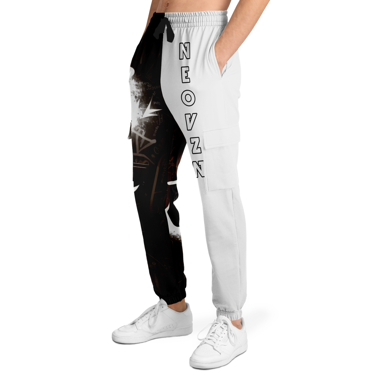 Athletic Cargo Sweatpants - AOP 002