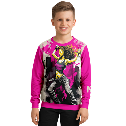 Athletic Kids/Youth Sweatshirt – AOP 003